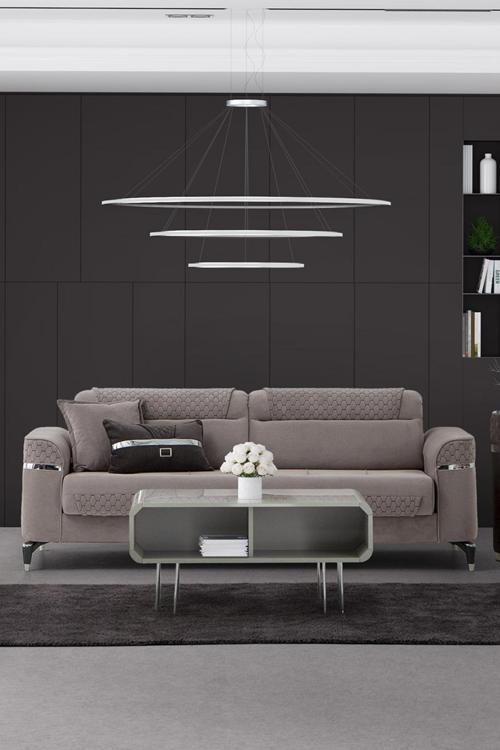Veyron Üçlü Salon&Oturma Odası Kanepe - Antrasit