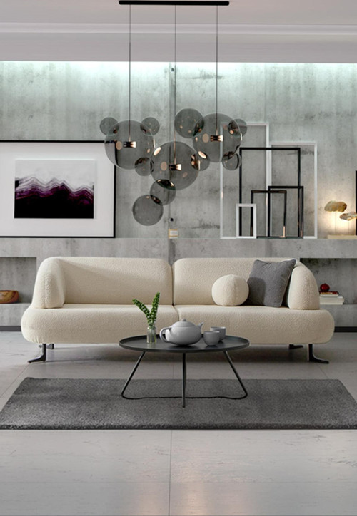 Rose Üçlü Salon&Oturma Odası Kanepe - Krem