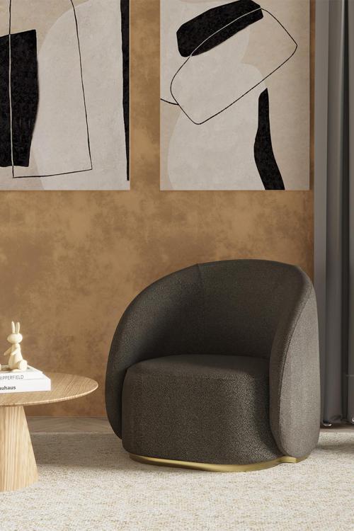 Teddy Berjer Salon&Oturma Odası - Antrasit