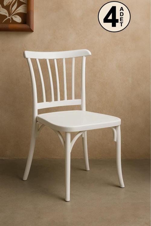 Elora 4 Adet Mutfak, Yemek, Bahçe, Balkon Pratik Sandalye