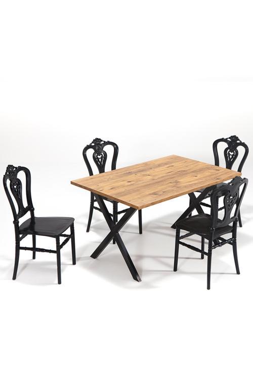 Siyah Matrix Maxima Carisma Mutfak Masa Takımı