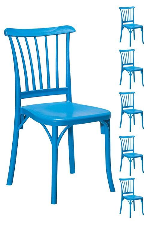 Violet Mavi Sandalye