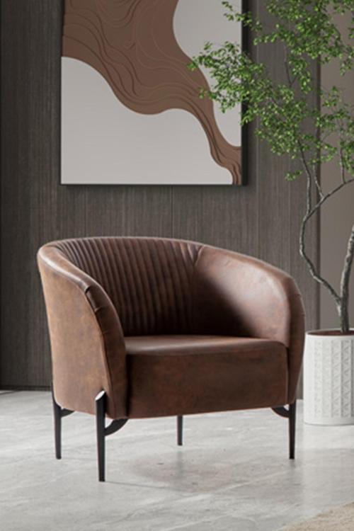 Cross Berjer Salon&Oturma Odası - Kahve