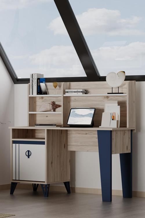 Rüya 60X120 Cm Çalışma Masası Bilgisayar Masası Ofis Ders Yemek Masası Atlantik Çam