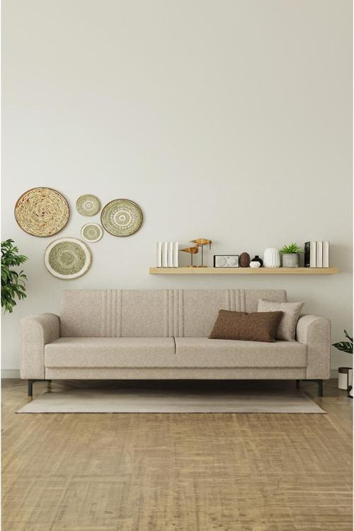 Rio Üçlü Salon&Oturma Odası Kanepe - Krem