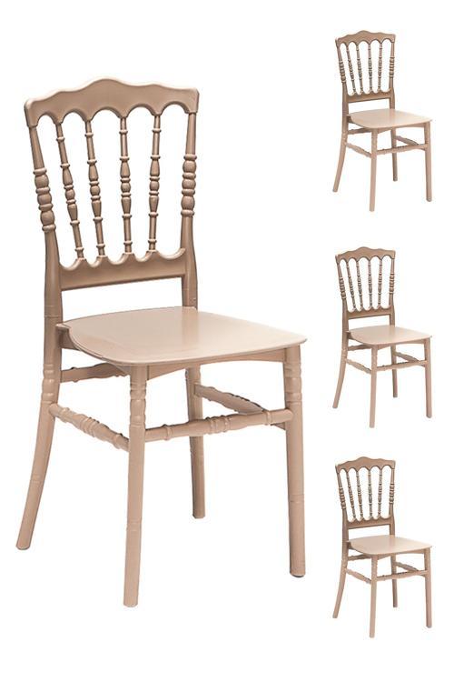 4 Adet Miray Cappucino Mutfak Yemek Sandalye