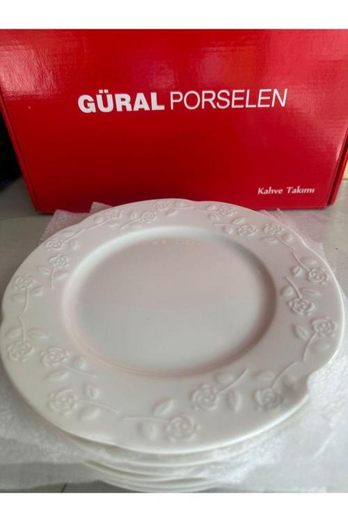 Carmına 6 Adet 20 Cm Pasta Tabağı