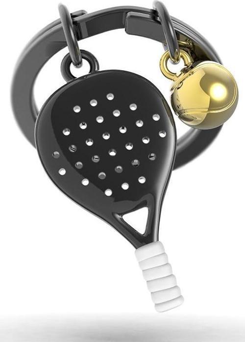 Padel Tenis Anahtarlık Siyah