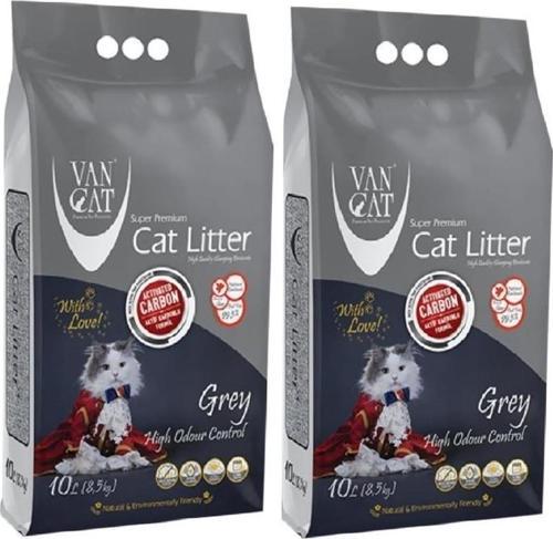 Aktif Karbon Kokusuz Kedi Kumu 10 Lt*2 adet
