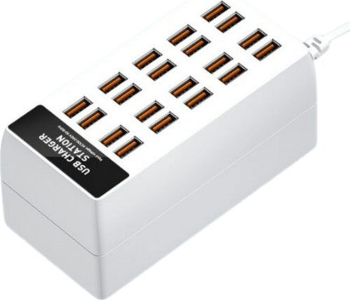 USB Şarj İstasyonu 20 Bağlantı Noktalı 100W/20A Çoklu USB Şarj İstasyonu