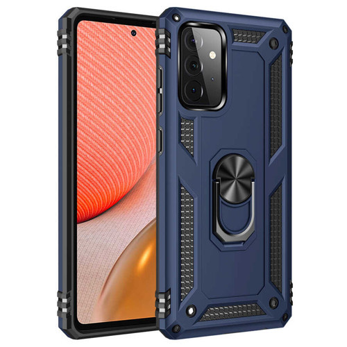 Galaxy A52 Kılıf MKST Vega Kapak - Mavi