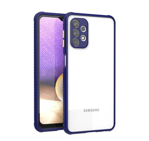 Galaxy A32 4G Kılıf MKST Kaff Kapak - Lacivert
