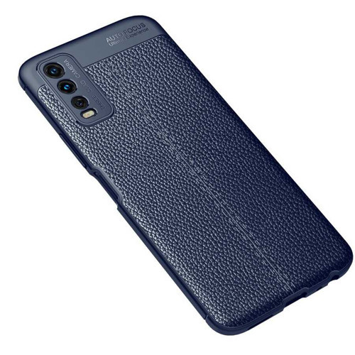 Vivo Y11S Kılıf MKST Niss Silikon Kapak - Lacivert