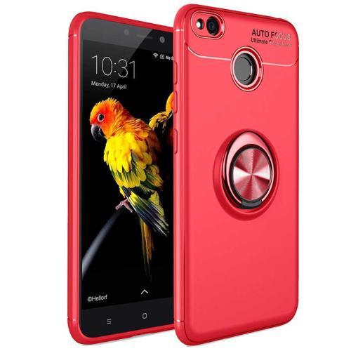 Redmi 4x Kılıf MKST Ravel Silikon Kapak - Kırmızı