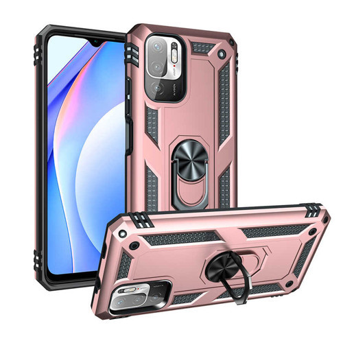 Poco M3 Pro Kılıf MKST Vega Kapak - Rose Gold