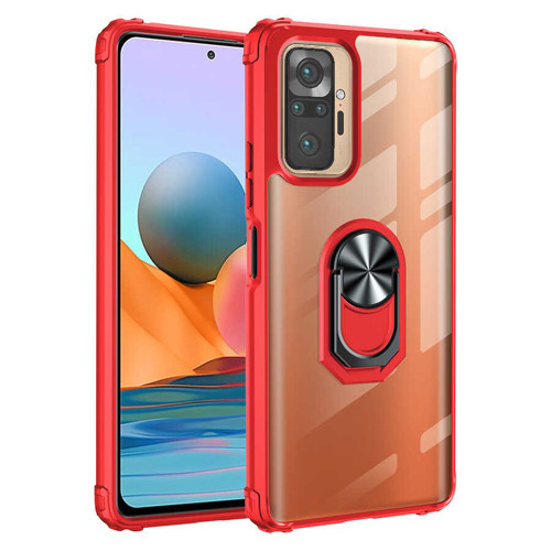 Redmi Note 10 Pro Kılıf MKST Mola Kapak - Kırmızı
