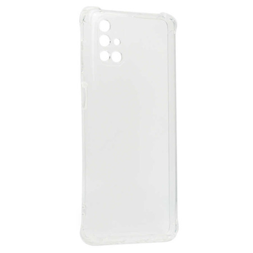 Galaxy M51 Kılıf MKST Kamera Korumalı Nitro Anti Shock Silikon - Renksiz