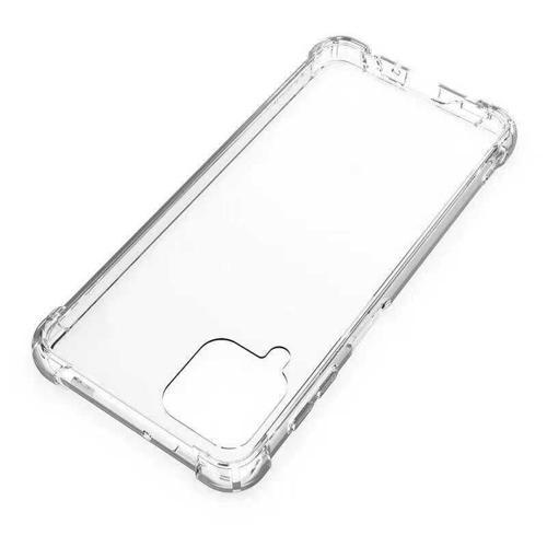 Galaxy A22 4G Kılıf MKST Nitro Anti Shock Silikon - Renksiz