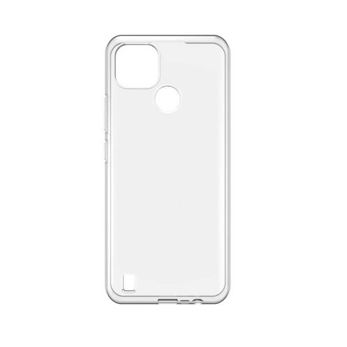 Realme C21 Kılıf MKST Süper Silikon Kapak - Renksiz