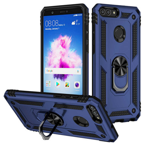 Huawei P Smart Kılıf MKST Vega Kapak - Mavi