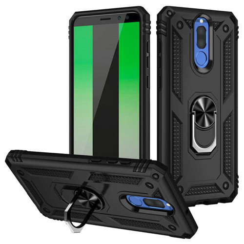 Huawei Mate 10 Lite Kılıf MKST Vega Kapak - Siyah