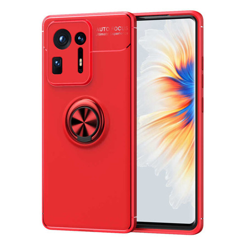 Mi Mix 4 Kılıf MKST Ravel Silikon Kapak - Kırmızı