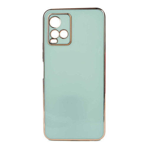 Vivo Y33S Kılıf MKST Bark Kapak - Açık Yeşil