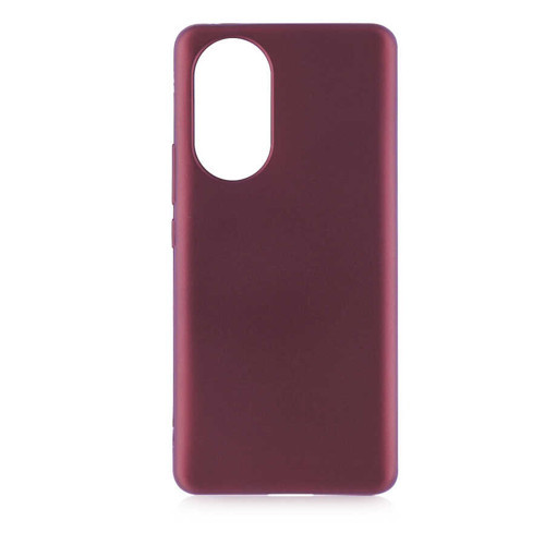 Huawei Nova 9 Kılıf MKST Premier Silikon Kapak - Mürdüm