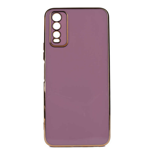 Vivo Y20 Kılıf MKST Bark Kapak - Mor