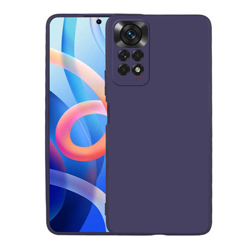 Redmi Note 11 Global Kılıf MKST Premier Silikon Kapak - Lacivert