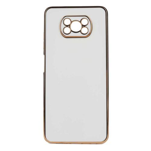 Poco X3 Kılıf MKST Bark Kapak - Beyaz