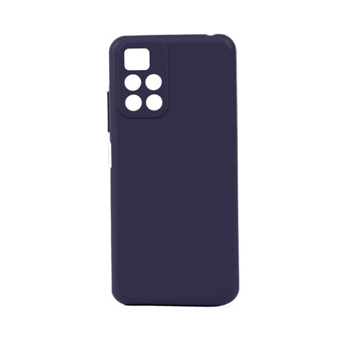 Redmi 10 2022 Kılıf MKST Biye Silikon - Lacivert