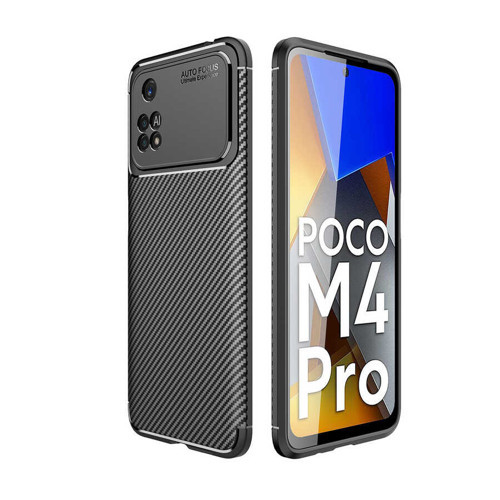 Poco M4 Pro 4G Kılıf MKST Negro Silikon Kapak - Siyah