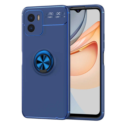 Vivo Y15S Kılıf MKST Ravel Silikon Kapak - Mavi