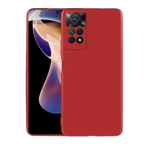 Redmi Note 11 Pro 5G Kılıf MKST Premier Silikon Kapak - Kırmızı
