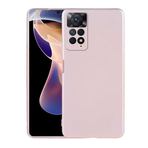 Redmi Note 11 Pro 5G Kılıf MKST Premier Silikon Kapak - Rose Gold
