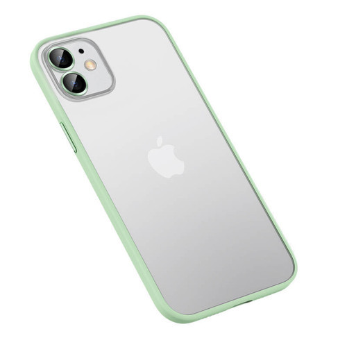 iPhone 12 Pro Max Kılıf MKST Retro Kapak - Yeşil