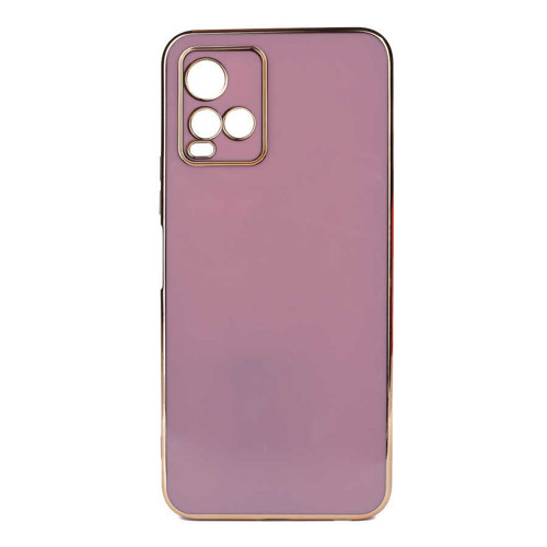 Vivo Y33S Kılıf MKST Bark Kapak - Mor