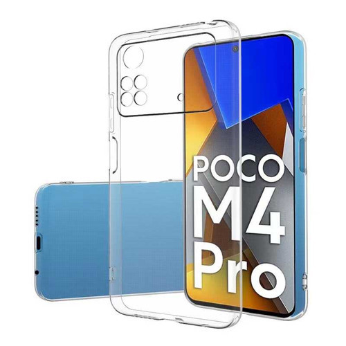 Poco M4 Pro 4G Kılıf MKST Süper Silikon Kapak - Renksiz