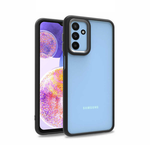 Galaxy M23 Kılıf MKST Flora Kapak - Siyah