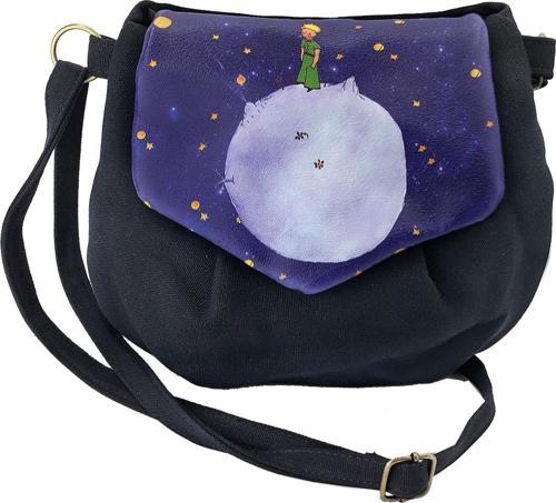 Kadın Küçük Prens Baskılı Heybe Omuz Çantası