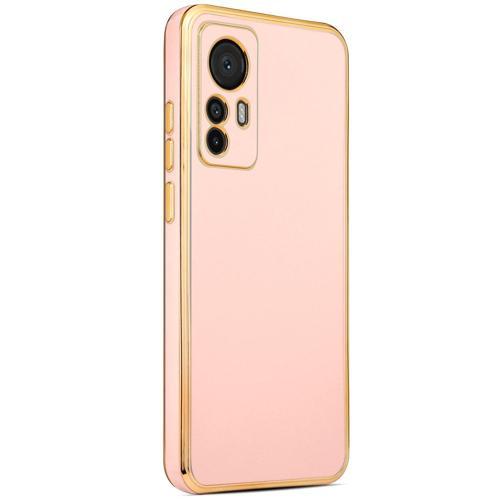 Mi 12T Pro Kılıf MKST Bark Kapak - Rose Gold