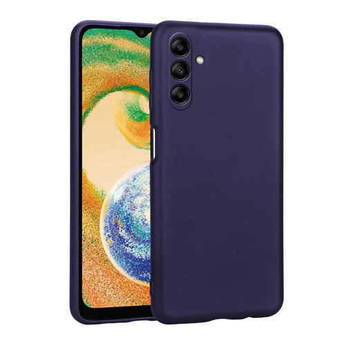 Galaxy A04S Kılıf MKST Premier Silikon Kapak - Lacivert