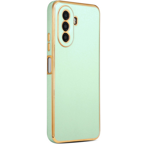 Huawei Nova Y70 Kılıf MKST Bark Kapak - Açık Yeşil