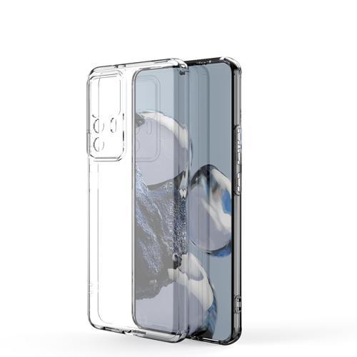 Mi 12T Kılıf MKST Kamera Korumalı Süper Silikon Kapak - Renksiz