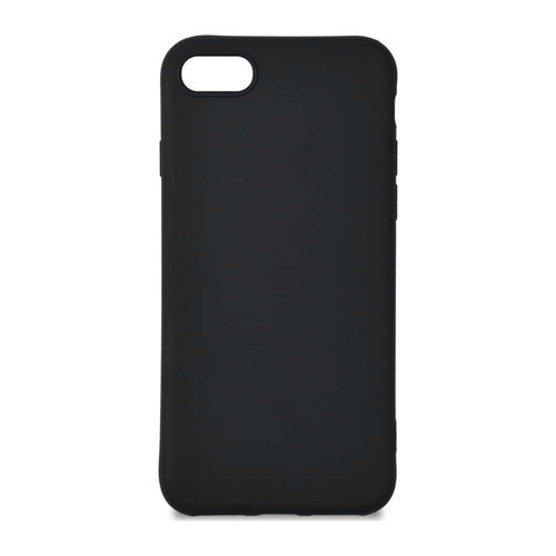 iPhone 8 Kılıf MKST Biye Silikon - Siyah