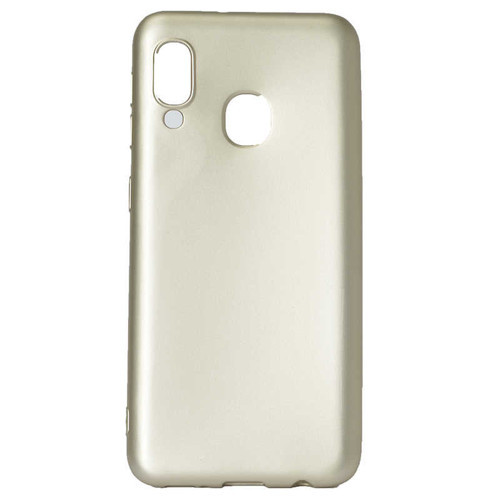 Galaxy A40 Kılıf MKST Premier Silikon Kapak - Gold