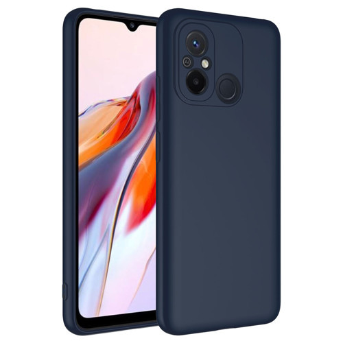 Redmi 12C Kılıf MKST Mara Lansman Kapak - Lacivert