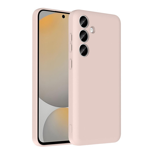 Galaxy A55 Kılıf Kamera Korumalı Kartlık Hazneli MKST Vitra Kapak - Pembe
