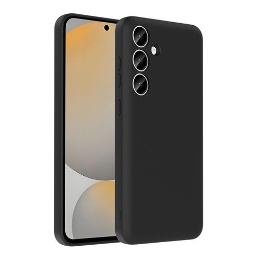 Galaxy A55 Kılıf Kamera Korumalı Kartlık Hazneli MKST Vitra Kapak - Siyah